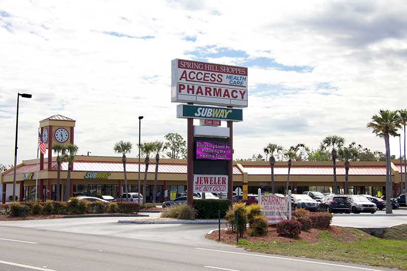 Spring Hill Shoppes Commercial Property Leasing - Hernando, FL