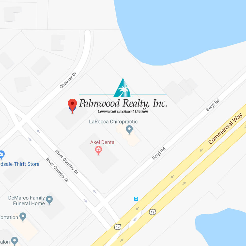 Palmwood Commercial Realty Map